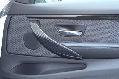 BMW 3 & 4 Series Carbon Fiber Door Handle Panel - F30, F31, F32, F33, F34, F36