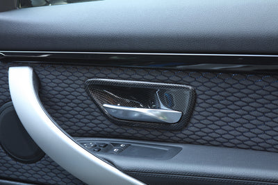 BMW 3 & 4 Series Carbon Door Inner Handle Panel - F30, F31, F32, F33, F34, F36