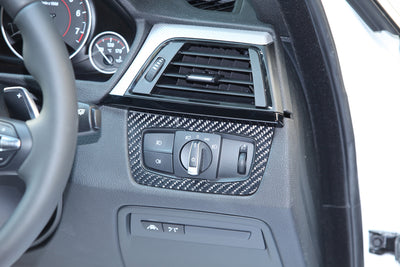 Carbon Fiber Interior I Drive Centre Cover BMW 3 4 Series F30 F31 F32 F33  F36