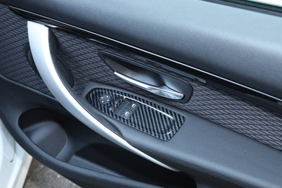 BMW 3 & 4 Series Carbon Fiber Window Switch Panel - F30, F31, F32, F33, F34, F36