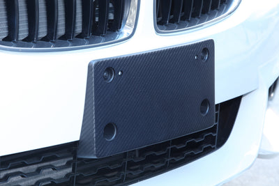 BMW 4 Series Carbon Fiber License Plate Panel - F32, F33, F36