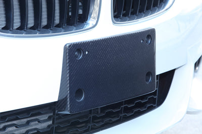 BMW 4 Series Carbon Fiber License Plate Panel - F32, F33, F36