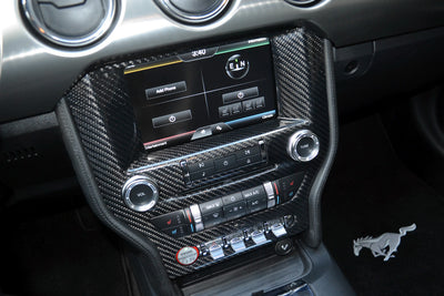 Ford Mustang Carbon Fiber Control Panel