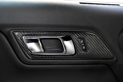 Ford Mustang Carbon Fiber Door Handle Panel