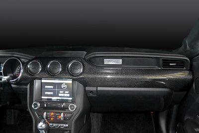 Ford Mustang Carbon Fiber Upper Dash Panel - Passenger Side