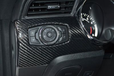 Ford Mustang Carbon Fiber Upper Dash Panel - Driver Side