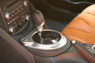 Nissan 370Z Carbon Fiber Shift Gate Panel AT - Z34