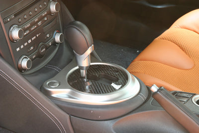 Nissan 370Z Carbon Fiber Shift Gate Panel AT - Z34