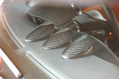 Nissan 370Z Carbon Fiber Triple Meter Panel - Z34