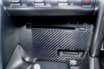 Nissan GT-R Carbon Fiber CD Insert Panel - MY07-M10
