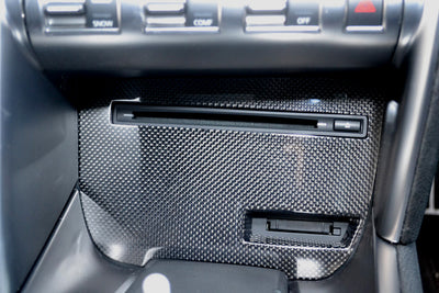 Nissan GT-R Carbon Fiber CD Insert Panel - MY07-M10