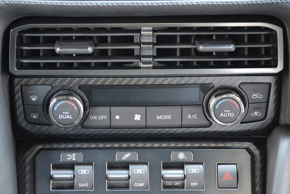 Nissan GT-R Carbon Fiber Climate Control Panel - MY17-MY20 - CarbonArt ...