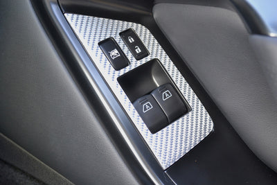 Nissan GT-R Carbon Fiber Window Switch Panels - MY17-MY20