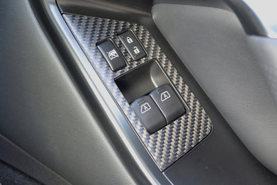 Nissan GT-R Carbon Fiber Window Switch Panels - MY17-MY20