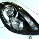 Porsche Carbon Fiber Headlight Panel - Cayman, Boxster