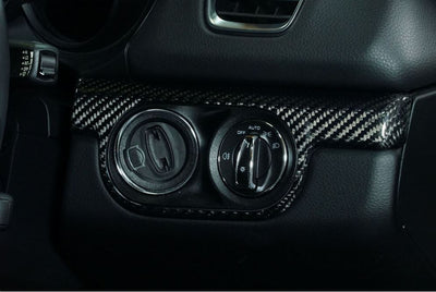 Porsche Carbon Fiber Light Switch Panel - Carrera, Cayman, Boxster