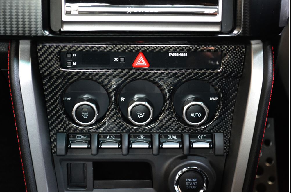 Toyota FR-S Carbon Fiber Climate Control (Automatic) Panel - CarbonArt ...